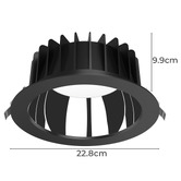 Globe Luxe Lighting Toftbo 35W LED Fixed Downlight