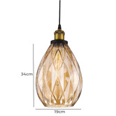 Globe Luxe Lighting Lucienne Aluminium Pendant Light