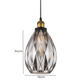 Globe Luxe Lighting Lucienne Aluminium Pendant Light