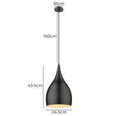 Globe Luxe Lighting Zira Pendant Light