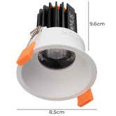 Globe Luxe Lighting Reslig LED 9W Recessed Downlight