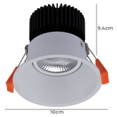 Globe Luxe Lighting Godis 13W LED Fixed Downlight