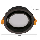 Globe Luxe Lighting Finnvik 13W LED Tiltable Downlight