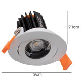 Globe Luxe Lighting Reslig 71mm LED 13W Tiltable Recessed Downlight