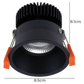 Globe Luxe Lighting Godis 10W LED Fixed Downlight