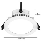 Globe Luxe Lighting Persika 8W LED Fixed Downlight