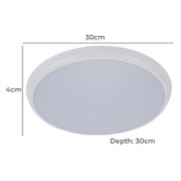 Globe Luxe Lighting Chiara Round Tri-Coloured Oyster Light