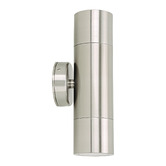 Globe Luxe Lighting Wendy Stainless Steel Tri-Colour Up/Down Outdoor Wall Light