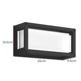 Globe Luxe Lighting Wesley 7W LED Outdoor Wall Light