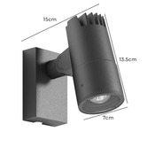 Globe Luxe Lighting Jakob LED Outdoor Wall Light