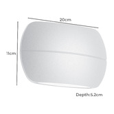 Globe Luxe Lighting Edison 13W LED Up/Down Outdoor Wall Light