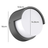 Globe Luxe Lighting Jenson LED Outdoor Wall Light