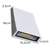 Globe Luxe Lighting Harold 6W LED Outdoor Wall Light