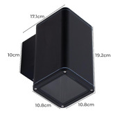 Globe Luxe Lighting Peter Square Outdoor Wall Light