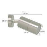 Globe Luxe Lighting Wendy Stainless Steel Tri-Colour Outdoor Spotlight