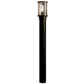 Globe Luxe Lighting Black &amp; Clear Brett Bollard Light