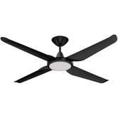 Globe Luxe Lighting 127cm Ambre DC Ceiling Fan with LED