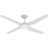 Globe Luxe Lighting 127cm Ambre DC Ceiling Fan with LED