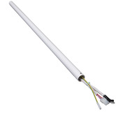 Globe Luxe Lighting 90cm Briar Ceiling Fan Downrod with Wiring Loom