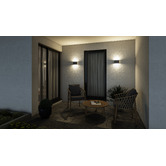 Globe Luxe Lighting Esha Square 12W Outdoor Wall Light