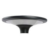 Globe Luxe Lighting Tatum Solar Powered LED Lamp Post Head