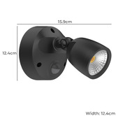 Globe Luxe Lighting Farah Security Light