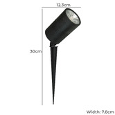 Globe Luxe Lighting Hazel 30W LED Spike Light