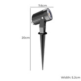 Globe Luxe Lighting Hazel 5W LED Spike Light