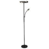 Globe Luxe Lighting Kirsten Meta 2 Light LED Floor Lamp