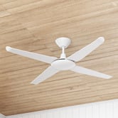 Globe Luxe Lighting 127cm Ambre DC Ceiling Fan