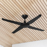 Globe Luxe Lighting 127cm Ambre DC Ceiling Fan