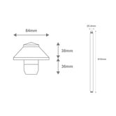 Globe Luxe Lighting Thorin LED Garden Spike Light
