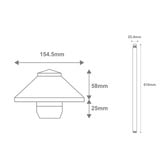 Globe Luxe Lighting Thorin LED Garden Spike Light