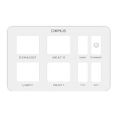 Globe Luxe Lighting Lucia 615mm 6-in-1 Bathroom Heater Exhaust Fan with LED Light