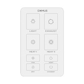 Globe Luxe Lighting Aegle 615mm 6-in-1 Bathroom Heater Exhaust Fan with LED Light