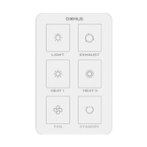 Globe Luxe Lighting Elior 390mm 4-in-1 Bathroom Heater Exhaust Fan with LED Light