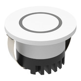 Globe Luxe Lighting Aura Aluminium Round 24V Low-Level Recessed LED Wall Light