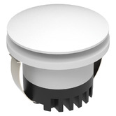 Globe Luxe Lighting Aura Aluminium Round 240V Low-Level Recessed LED Wall Light