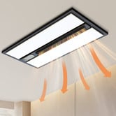 Globe Luxe Lighting Lucia 615mm 6-in-1 Bathroom Heater Exhaust Fan with LED Light