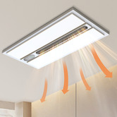 Globe Luxe Lighting Lucia 615mm 6-in-1 Bathroom Heater Exhaust Fan with LED Light