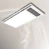 Globe Luxe Lighting Gerel 615mm 4-in-1 Bathroom Heater Exhaust Fan with LED Light