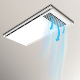 Globe Luxe Lighting Gerel 615mm 4-in-1 Bathroom Heater Exhaust Fan with LED Light