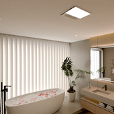 Globe Luxe Lighting Elior 390mm 4-in-1 Bathroom Heater Exhaust Fan with LED Light