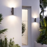 Globe Luxe Lighting Muirgel GU10 Tri-Colour Up/Down Outdoor Spotlight