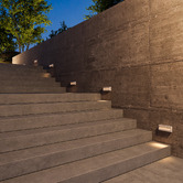 Globe Luxe Lighting Taner Rectangular 240V LED Outdoor Step Light