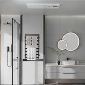 Globe Luxe Lighting Lucia 615mm 6-in-1 Bathroom Heater Exhaust Fan with LED Light