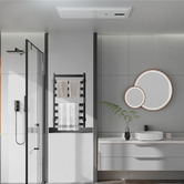 Globe Luxe Lighting Lucia 615mm 6-in-1 Bathroom Heater Exhaust Fan with LED Light