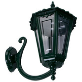 Globe Luxe Lighting Xavien Powder-Coated Die-Cast Aluminium Upward Outdoor Wall Light