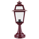 Globe Luxe Lighting Zorelle Powder-Coated Die-Cast Aluminium Post Top Light