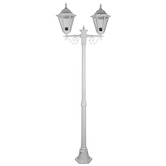 Globe Luxe Lighting Halcyon Powder-Coated Die-Cast Aluminium 209cm 2-Light Lamp Post